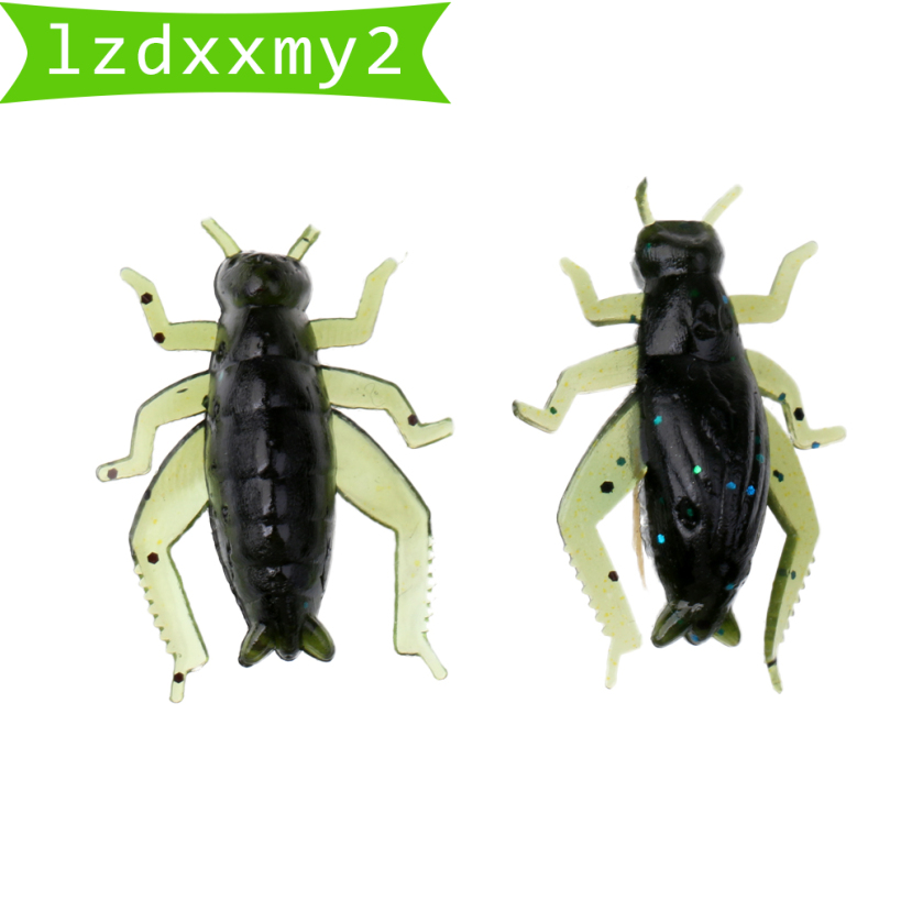 Newest 100pcs Soft Fishing Lures Cricket Insects Baits Insect Bait Artificial Lure