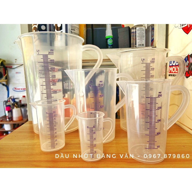 Ca đong chia vạch đo lường nhiều Size