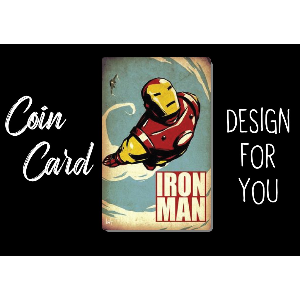 &quot;RETRO MARVEL&quot; (Decal dán Thẻ ATM, debit, thẻ từ, thẻ chung cư, bảo vệ thẻ) | Dán thẻ ATM COINCARD