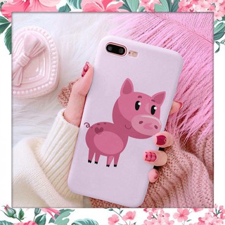 8 màu - ốp iphone tpu dẻo in heo con xinh xắn