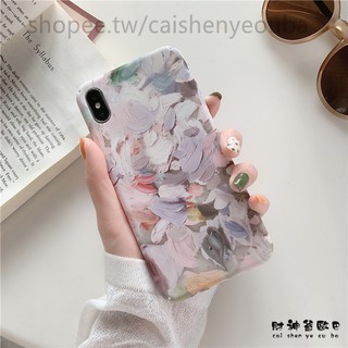 Ốp Điện Thoại Cứng Mặt Nhám Vẽ Hình Hoa Nghệ Thuật Cho IPhone 11 Pro Xs Max XR I8 I7 6s Plus