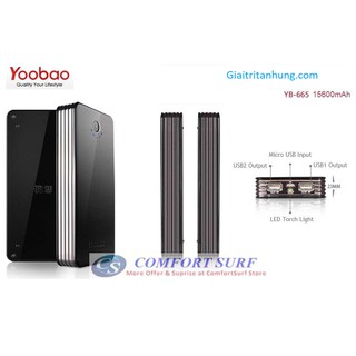 Pin dự phòng Yoobao Thunderbolt YB665 - 15600mAh