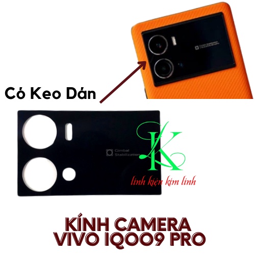 Kính camera vivo iqoo 9 pro có sẵn keo dán ( Kính camera của Vivo IQOO 9 Pro )