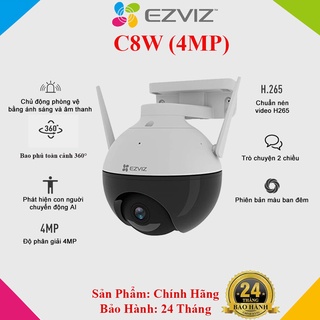 Camera ezviz 4mp wifi ngoài trời ezviz c8w đàm thoại - màu ban đêm thông minh