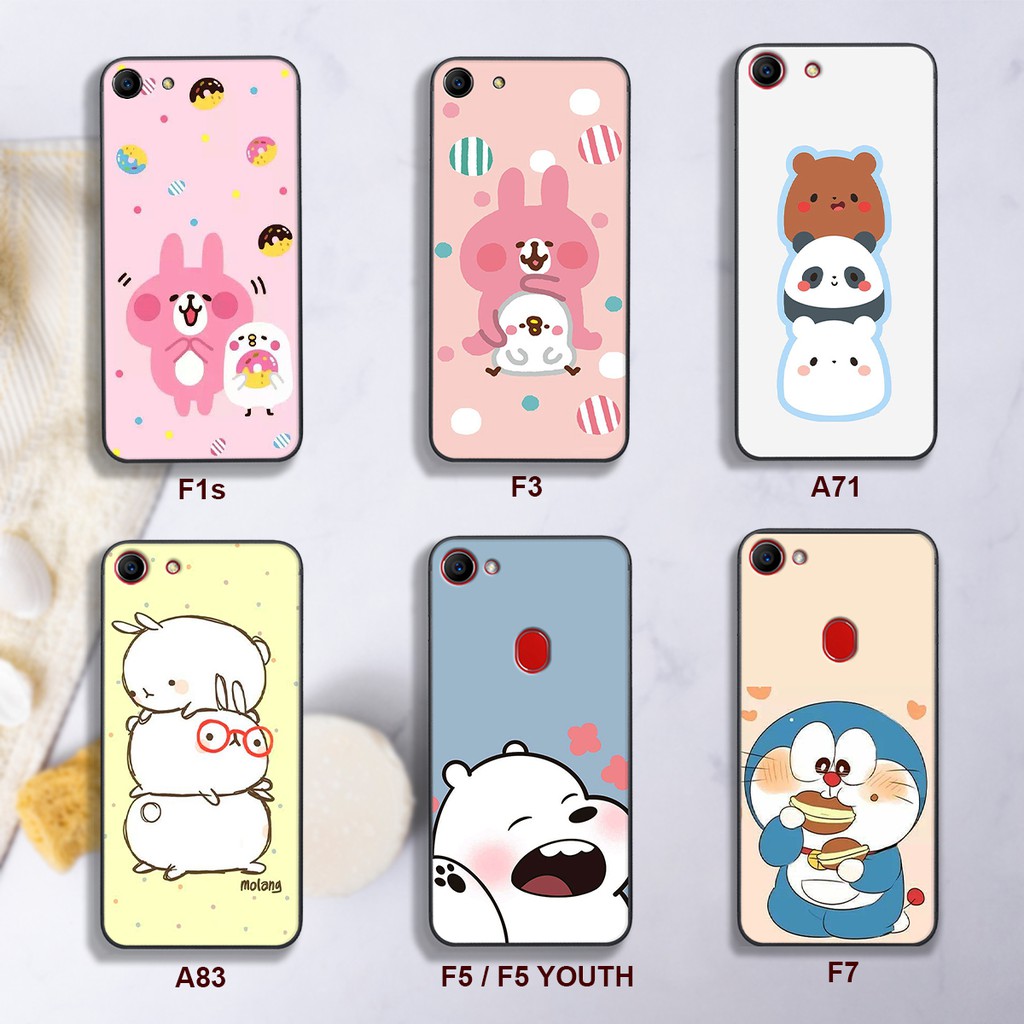 Ốp lưng Oppo F1S/F3/A71/A83/F5/F5 YOUTH/F7- in hình pet cưng siêu đáng yêu , kute