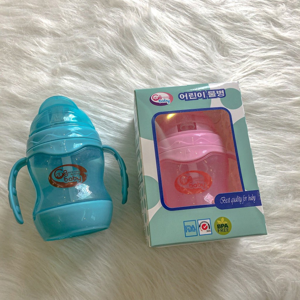 FREE SHIP !!! Bình tập uống nước có tay cầm GB Baby Hàn Quốc 240ml