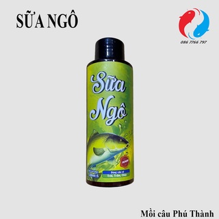 Sữa Ngô, Mồi câu Phú Thành, sữa dụ cá quấn ổ, sữa ngô trộn mồi câu chép, trắm, trôi lọ 100g - KhoaHuyen Fishing