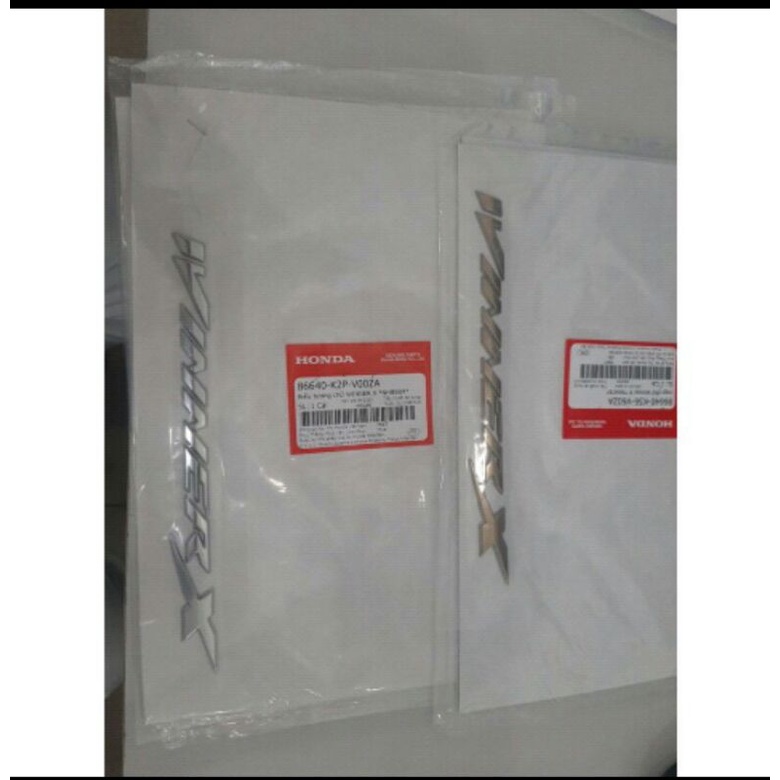 Tem chữ nổi winner x 150 v2  Chính hãng honda