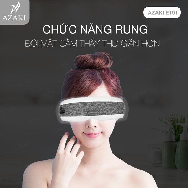 MÁY MASSAGE MẮT AZAKI E191 PLUS 7 CHỨC NĂNG CÓ THỂ PHÁT NHẠC BẮT SÓNG BUETOOTH