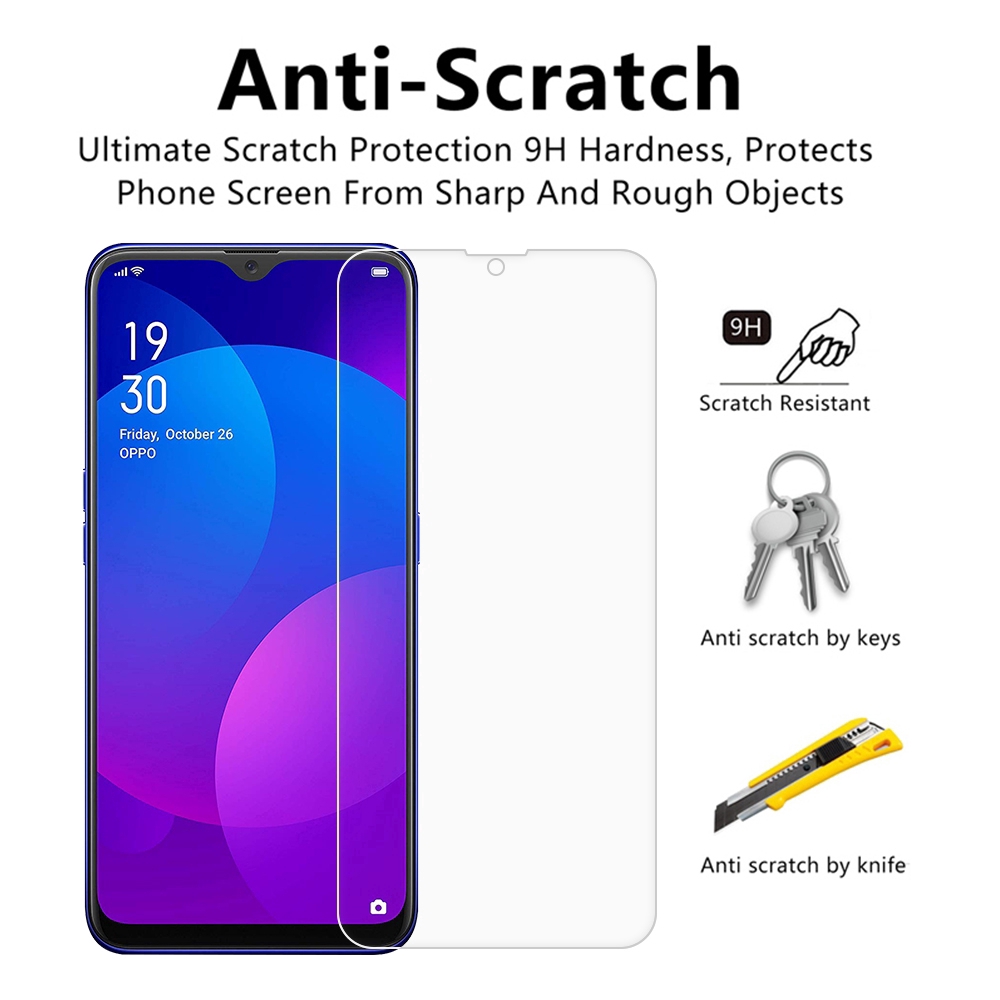 Kính Cường Lực Bảo Vệ Màn Hình Cho Oppo R11 R9S A33 A37 A57 A59 A9 A1K R19 Reno 6.4 6.11 Pro