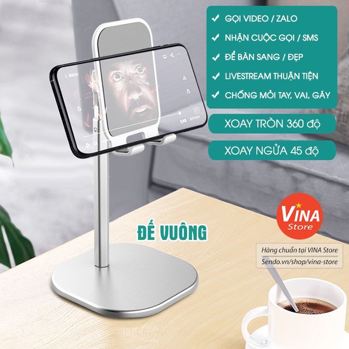 Giá đỡ điện thoại K1 Desktop Support loại mới - chân đế chắc chắn - để được nhiều loại điện thoại