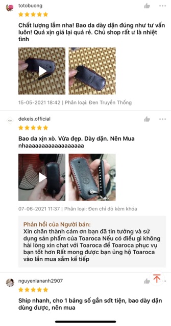 Bao Da Chìa Khóa  SH, PCX, SH Mode, Cub 125, Adv honda smartkey Toaroca chống trầy xước,rơi,vỡ