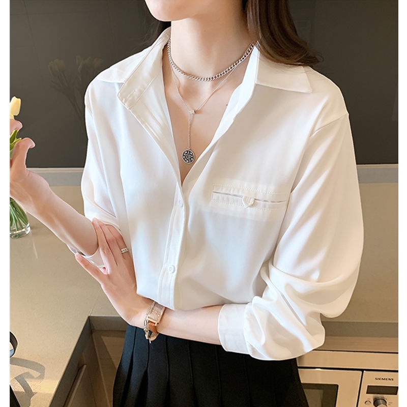 Áo Sơ Mi Tay Dài Thời Trang Trẻ Trung 174852 Áo Sơ Mi Dáng Rộng Thiết Kế Chuyên Nghiệp Dễ Phối Đồ