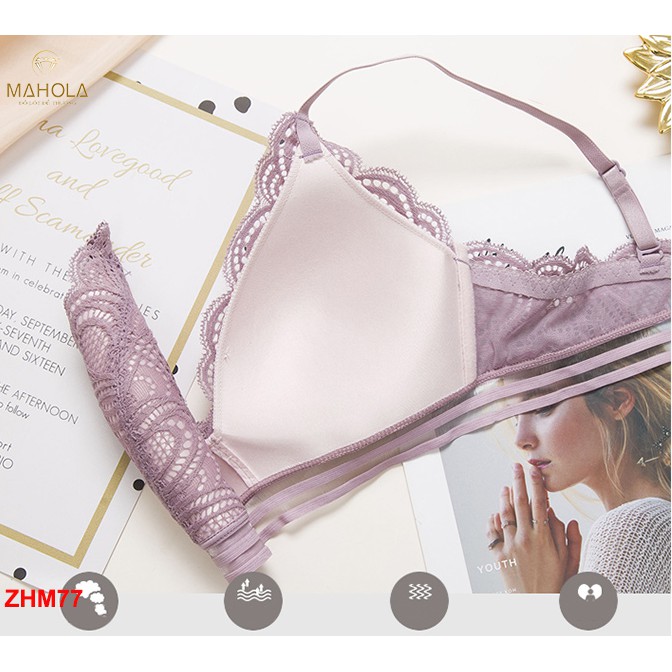Áo Lót Bra Ren Sexy_Mahola_ZHM77