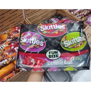 [Date 6/2019]-Kẹo trái cây skittles funsize 638 của Mỹ