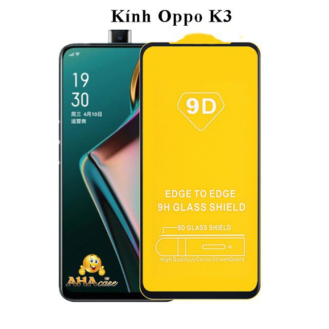 [COMBO GIÁ SỐC] Kính OPPO Cường lực Full Màn - Miếng dán A1K ,A15, A54, A55,A5S, K3, A9 2020, RENO , RENO 2,RENO 2F oppo