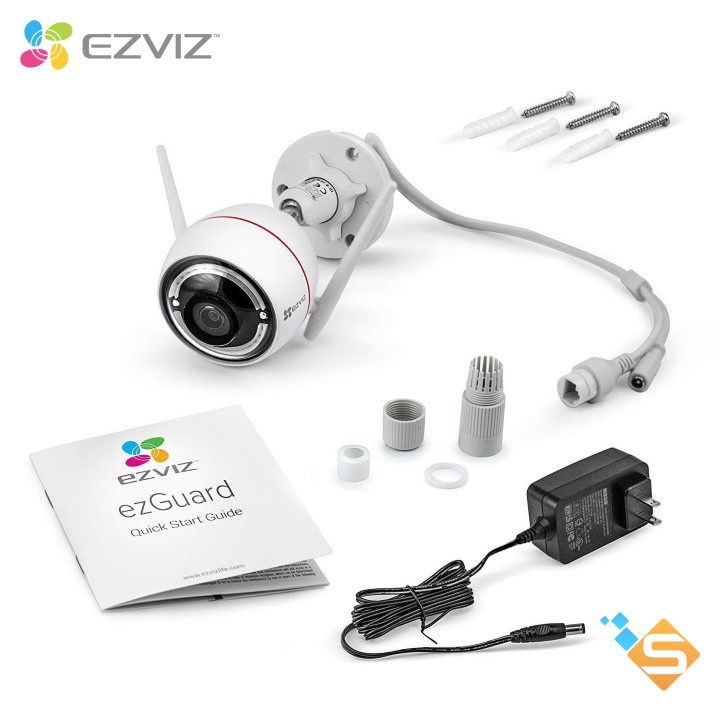 Camera Wi-Fi Ngoài Trời Thông Minh EZVIZ C3WN 2MP 1080P Full-HD - Bảo Hành Chính Hãng 2 Năm