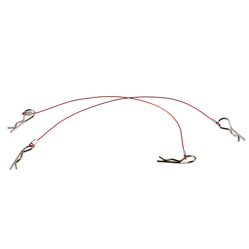 Set 2 Dây Thép Kẹp Thân Xe RC 1/10 1/8 Dành Cho Xe Tải Quái Vật Crawler HPI HSP S220