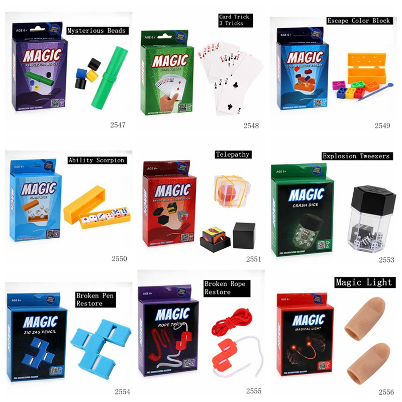 Set đạo cụ ảo thuật đồ chơi 18 phong cách độc đáo mới