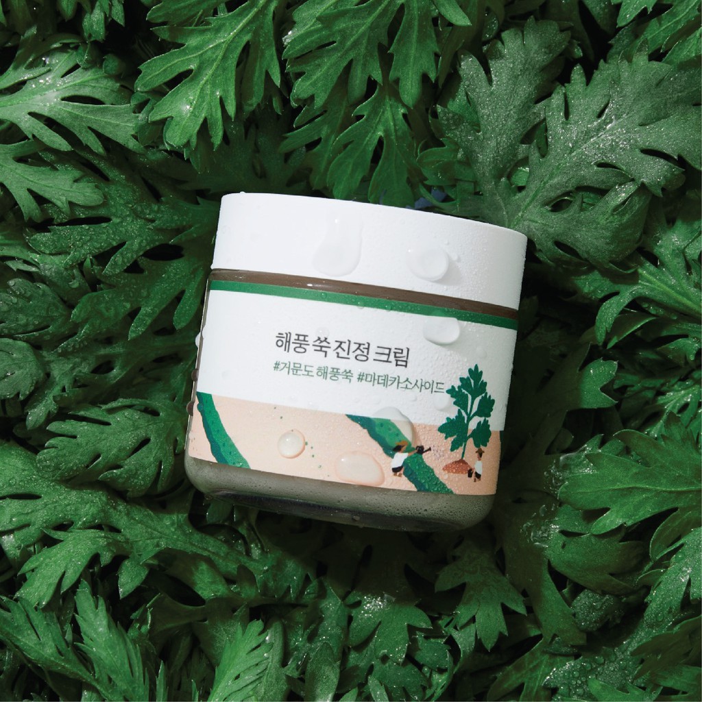 Kem dưỡng làm dịu chiết xuất ngải cứu Round Lab Mugwort Calming Cream 80ml