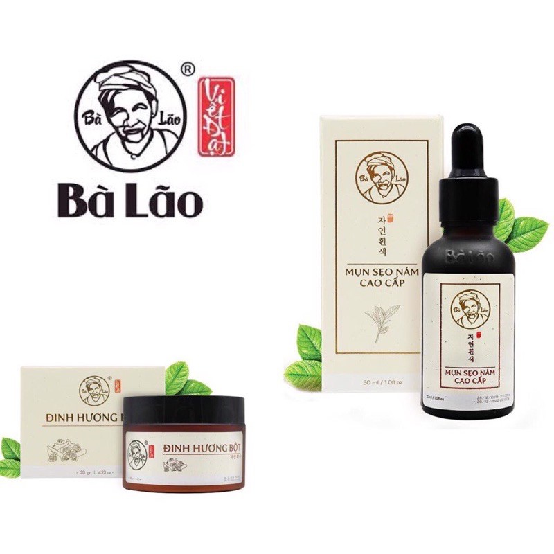 [Free ship] Combo Giảm Mụn Cao Cấp Bà Lão