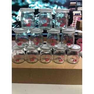 SET 12 HỘP SỮA CHUA THUỶ TINH
