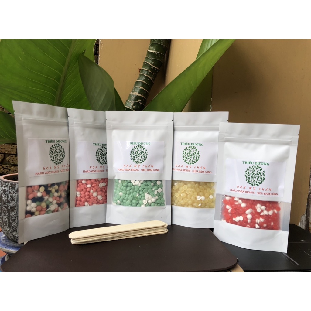 COMBO WAX LÔNG : NỒI SÁP CHỐNG DÍNH + 200gr SÁP + 50ML MỠ TRĂN (tặng 5que lấy sáp)