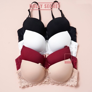 Áo lót nữ nâng ngực có đệm ren nơ sexy gợi cảm chống chảy xệ DOLLY SECRET A07