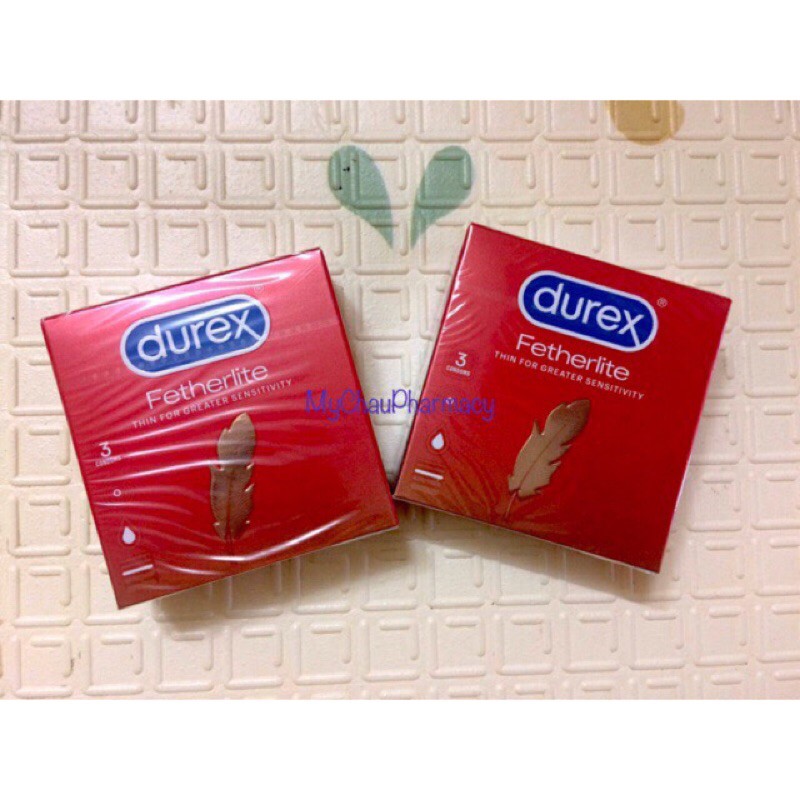 ✅[Chính hãng] Bao cao su Durex fetherlite 3S (BCS siêu mỏng)