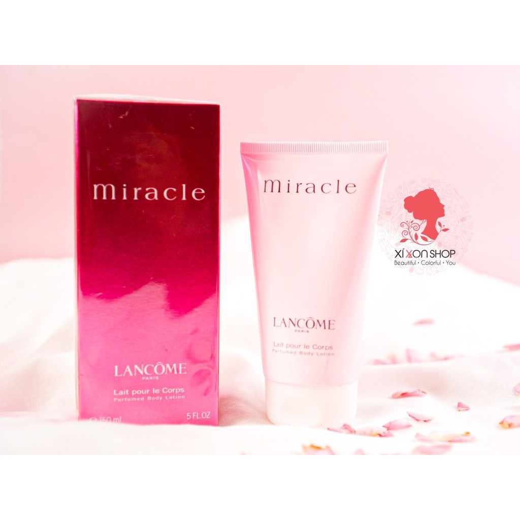 DƯỠNG THỂ NƯỚC HOA LANCÔME MIRACLE PERFUMED BODY  150ML