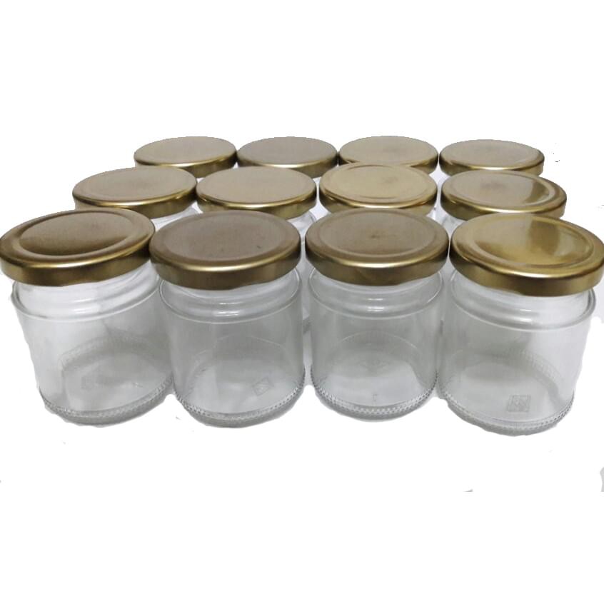 Combo 10 hũ thủy tinh 75ml làm sữa chua-nắp thiếc