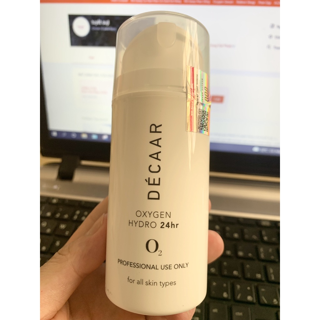 [ Công ty ] Kem dưỡng ẩm Décaar Oxygen Hydro 24hr Cream 100ml