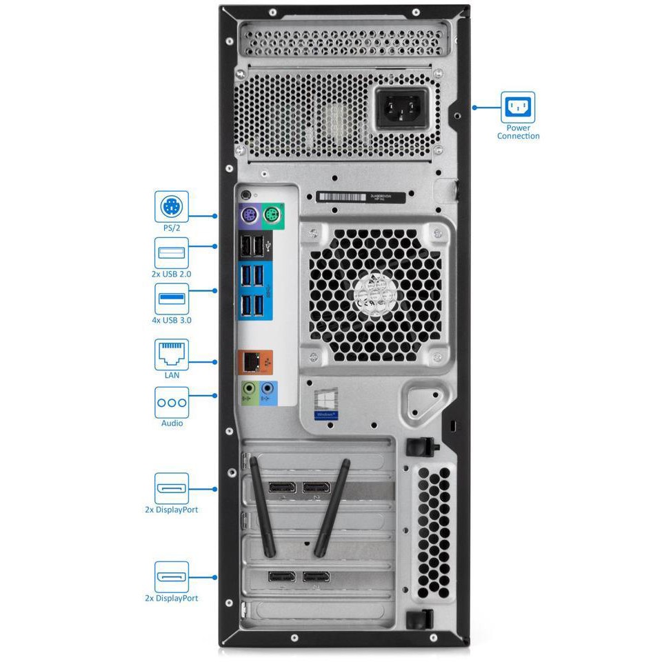 Máy Tính Bàn HP Z440 Workstation Xeon E5-1607 v3/v4 - Ram 16G/HDD 1TB/AMD 2G | BigBuy360 - bigbuy360.vn