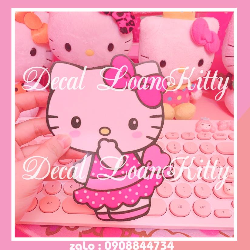 🌸LoanKitty🌸10hìnhHello kitty Decal dán tường, tranh dán tường, tranh trang trí decor phòng | WebRaoVat - webraovat.net.vn