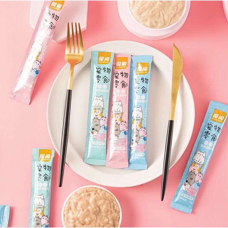 Pate Súp Thưởng Ciao Churu Thanh Cho Mèo mọi lứa tuổi.