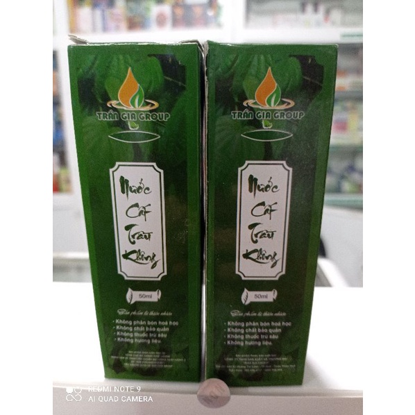 Nước cất Trầu không nguyên chất chai 50ml đa dụng