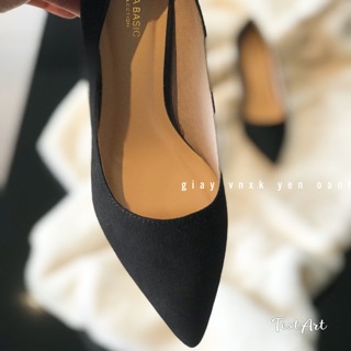 Giầy nữ da lộn 7cm