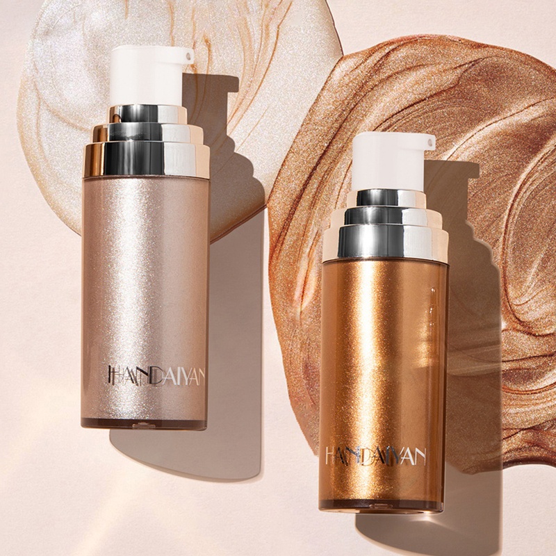 Kem Bắt Sáng Dạng Lỏng Ánh Nhũ Lấp Lánh Cho Mặt Và Cơ Thể Thương Hiệu brroa