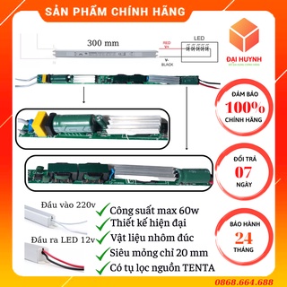 Bộ đổi nguồn 12v 60w siêu mỏng ,siêu bền cho led dán nội thất