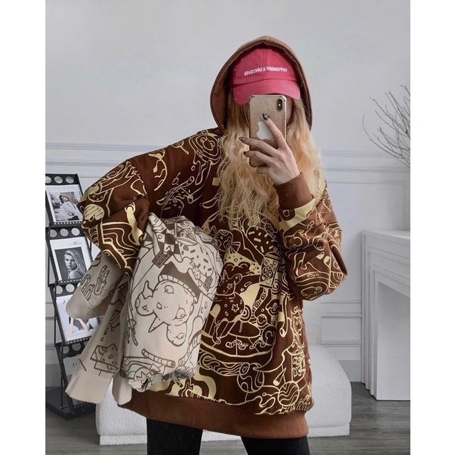 Hoodie/ áo khoác Doodles chính hãng Uncover