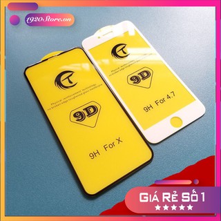 Kính Cường Lực IPhone 9D Siêu Xịn Full Màn, Hạn Chế Bám Vân Tay 6/7/8 Plus/X/Xr/XsMax