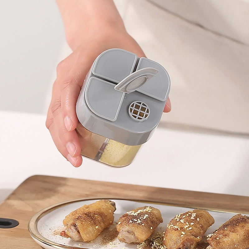 Hộp Đựng Gia Vị Trong Suốt Chống Bụi Chống Ẩm Đa Năng