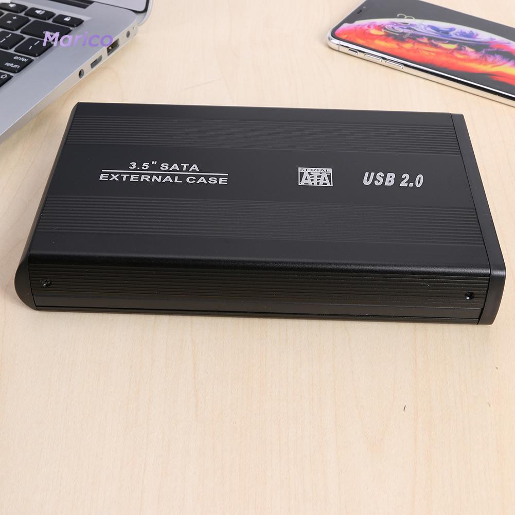 Hộp Đựng Ổ Cứng Ngoài 3.5 Inch Usb 2.0 Sang Sata 480mbps Hdd Ốp | BigBuy360 - bigbuy360.vn