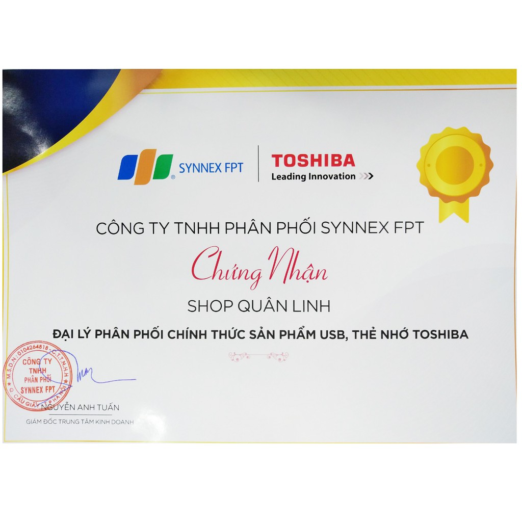 Thẻ Nhớ MicroSDHC 64GB Class 10 UHS-I 100MB/s Toshiba - hàng phân phối bởi FPT