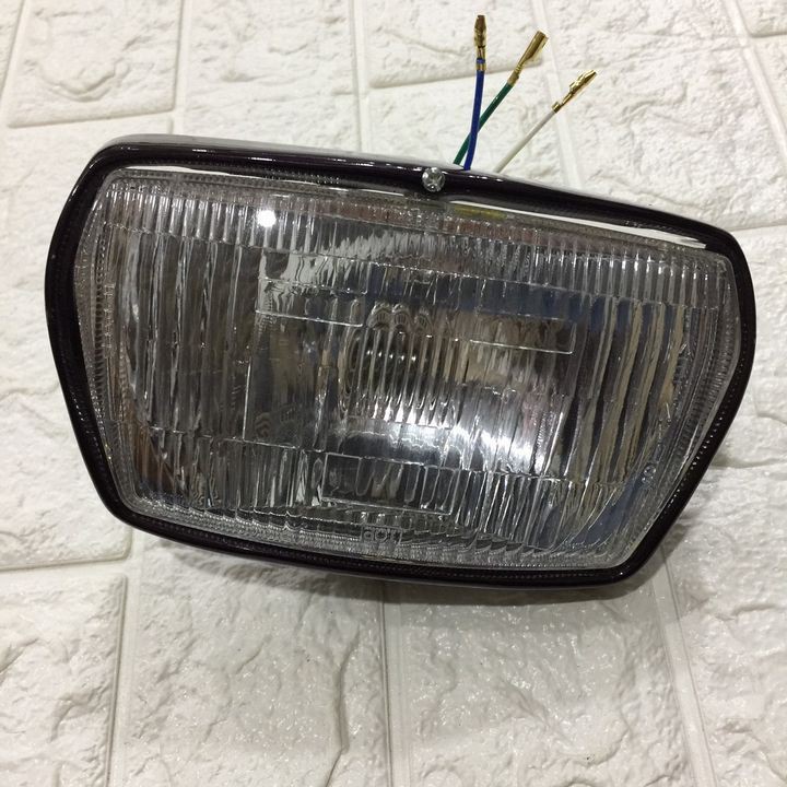 Bộ pha đèn kèm bóng xe Dream có viền siêu bền đẹp - Cụm đèn pha xe Honda Dream - S2914
