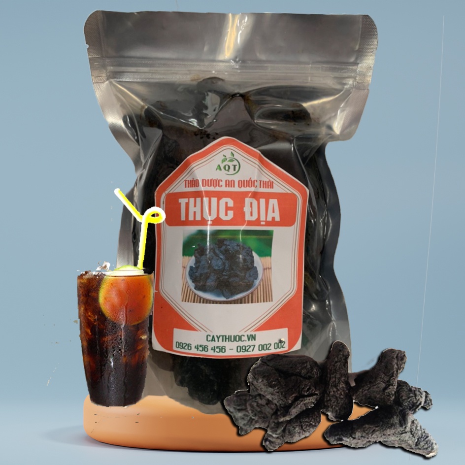 500g Thục Địa Khô , Củ Thục Địa Nấu Nước Sâm Thanh Nhiệt, Bổ Thận