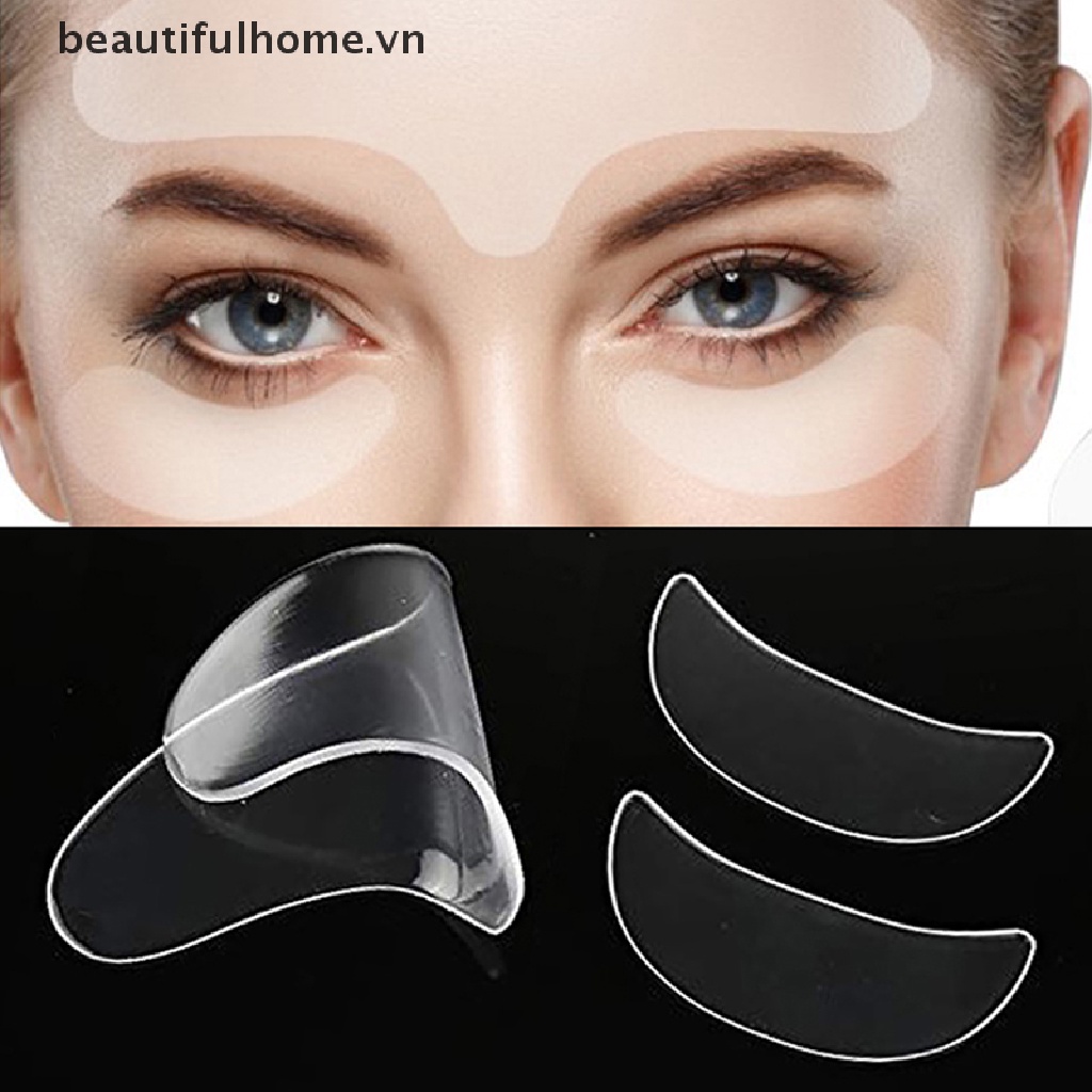 (Hàng Mới Về) Set 3 Miếng Dán Vùng Trán Chống Lão Hóa Có Thể Tái Sử Dụng