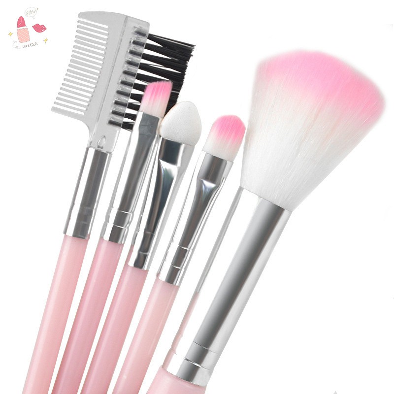 Set 5 món cọ trang điểm mắt, má, môi chuyên dụng cho nữ | BigBuy360 - bigbuy360.vn