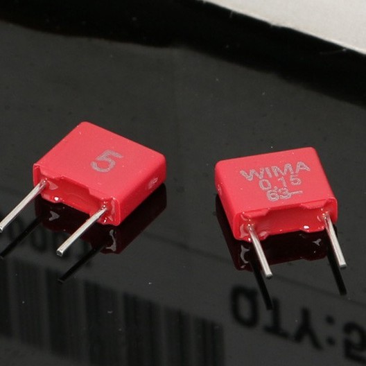 Tụ điện màu đỏ 0.15uF 63V MKS2 150nF 154