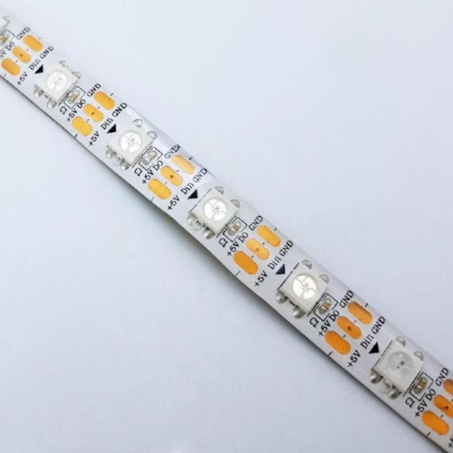 Led Dây Dán 5050 WS2812 5V 1M 60 Bóng Trang Trí Nhà